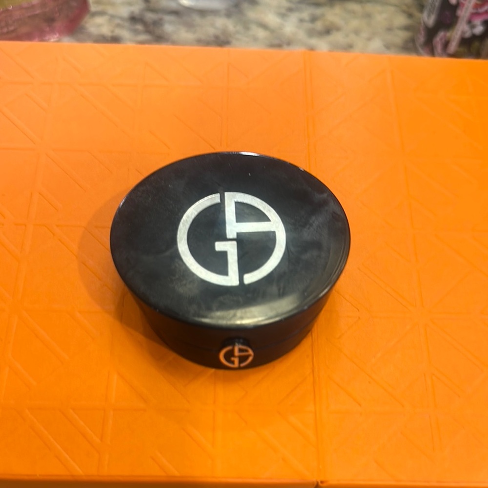 Giorgio Armani Black and Silver Lid